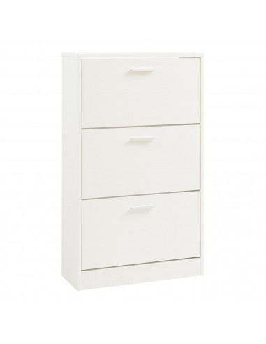 Skoskab i møbelplade H103 x B60 x D24 cm - Hvid