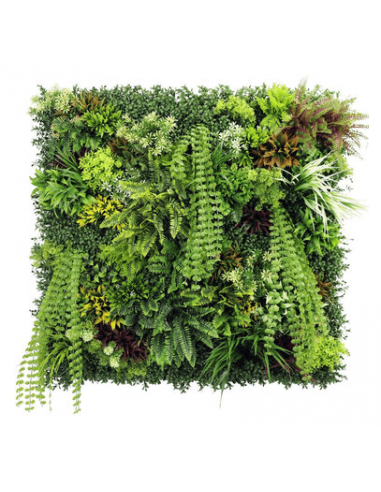 LUSH DELUXE Kunstig plantevæg 100 x 100 cm - UV