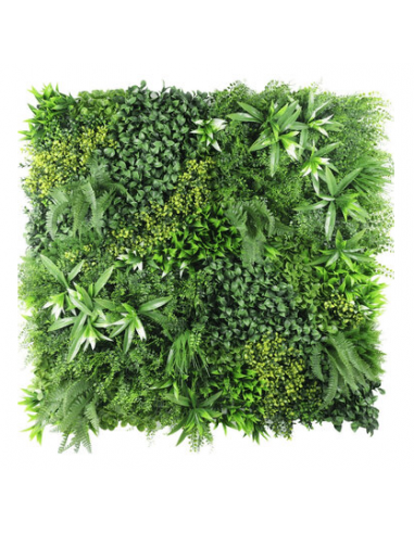 FRESHNESS Kunstig plantevæg 100 x 100 cm - UV