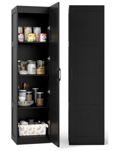 Køkkenskab i MDF H150 x B40 x D37,5 cm - Sort