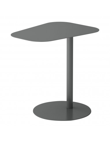 Sidebord i metal H50 x B38 x D50 cm - Grå