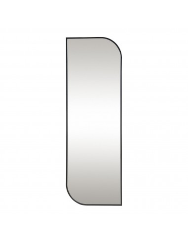 Vægspejl i MDF og glas H120 x B40 cm - Sort