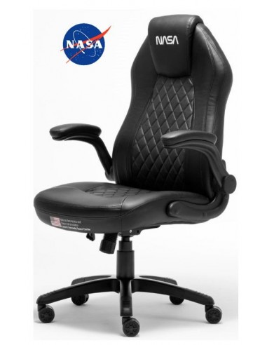 Nasa Gaming kontorstol i PU-læder H113 - 123 cm - Sort