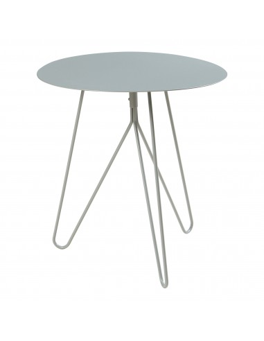 Sidebord i metal H45 x Ø43 cm - Grå