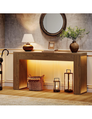 Konsolbord i MDF 150 x 30 cm - Brun