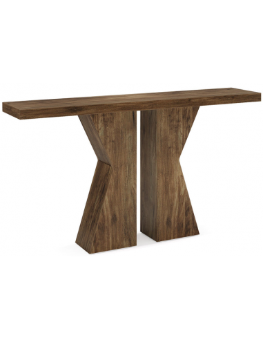 Konsolbord i møbelplade 140 x 30 cm - Brun