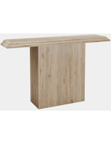 Konsolbord i møbelplade 105 x 30 cm - Rå natur