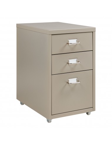 Koka skuffesektion i metal H48 x B28 x D41 cm - Kamelbrun