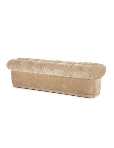 NOOK Bænk i polyester 160 x 45,5 cm - Beige