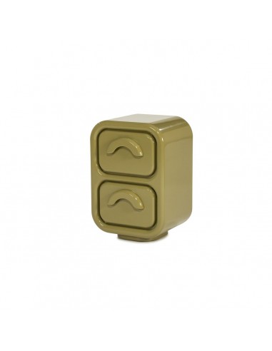 GUBBY Sengebord i mdf H58 cm - Grøn højglans