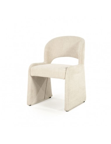 ODETTE Spisebordsstol i polyester H82 cm - Beige