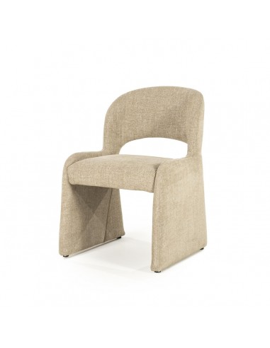 ODETTE Spisebordsstol i polyester H82 cm - Taupe