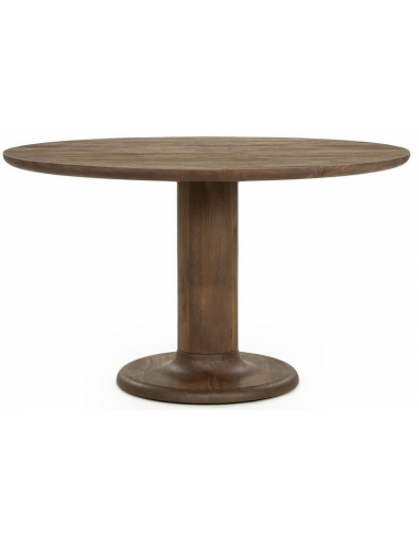 COCO Rundt spisebord i mangotræ Ø130 cm - Lysebrun
