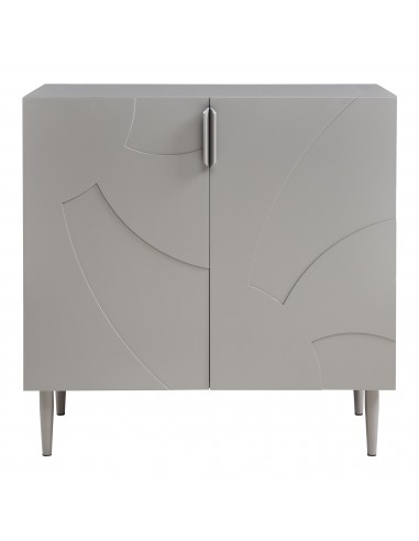 STAR Skænk i stål og MDF B76 cm - Grå