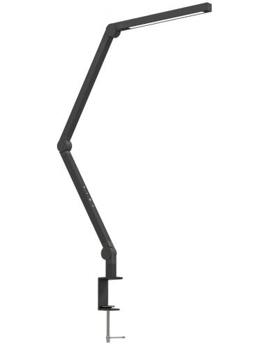 Skrivebordslampe med flexarm H121,5 cm 12W LED - Sort