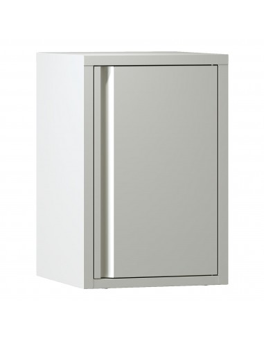 BURL Vægskab i stål H50 x B33 x D35 cm - Hvid