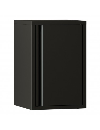 BURL Vægskab i stål H50 x B33 x D35 cm - Sort