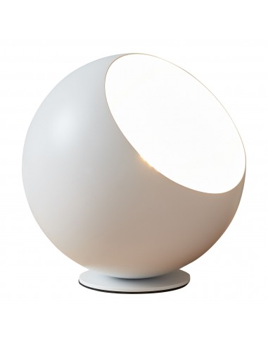 Bordlampe i metal H20 x Ø20 cm 1 x E27 - Hvid