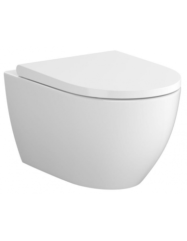 ZEN Pro Vortex væghængt toilet D52,5 cm - Blank hvid
