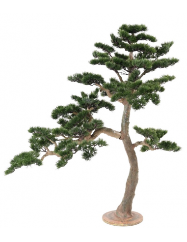 Stort kunstigt bonsai fyrretræ H160 cm