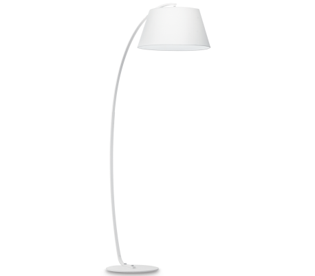 PAGODA Gulvlampe i metal og tekstil H184 cm 1 x E27 - Hvid
