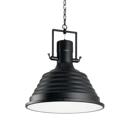 FISHERMAN Loftlampe i metal Ø48,5 cm 1 x E27 - Sort