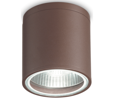 GUN Påbygningsspot i metal Ø11 cm 1 x GU10 - Brun