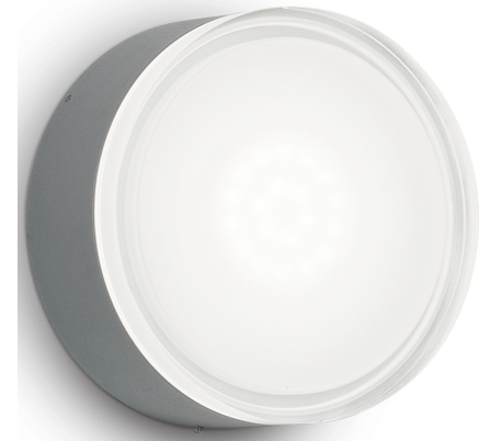 URANO Påbygningsspot i aluminium Ø16 cm 1 x GX53 - Antracit