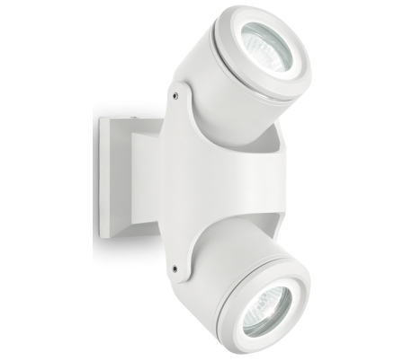 XENO Væglampe i aluminium H24 cm 2 x GU10 - Hvid