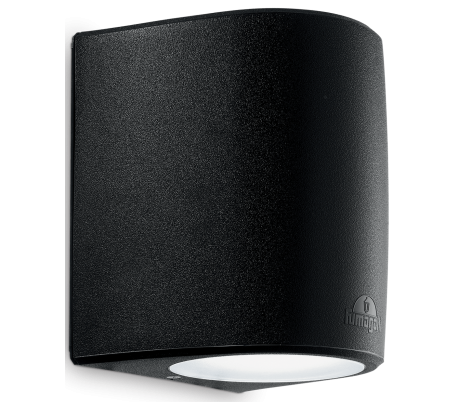 KEOPE Væglampe i aluminium H18,5 cm 1 x E27 - Sort