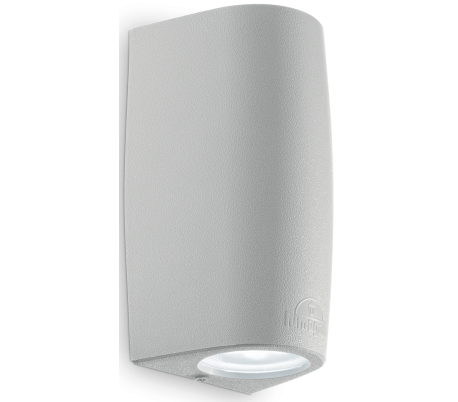 KEOPE Væglampe i aluminium H16,5 cm 1 x GU10 - Grå