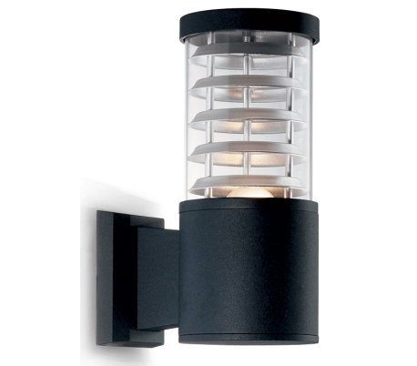 TRONCO Væglampe i aluminium H25 cm 1 x E27 - Sort