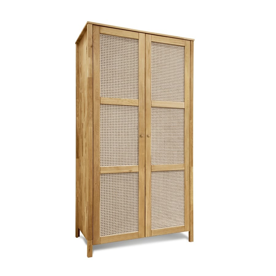 Balder Snedker Skab i Massiv FSC Egetræ og Fransk Naturflet fra Organic Sleep | 2 Låger