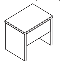Freja/Frej Fritstående Snedker Sengebord i Massiv FSC Egetræ fra Organic Sleep
