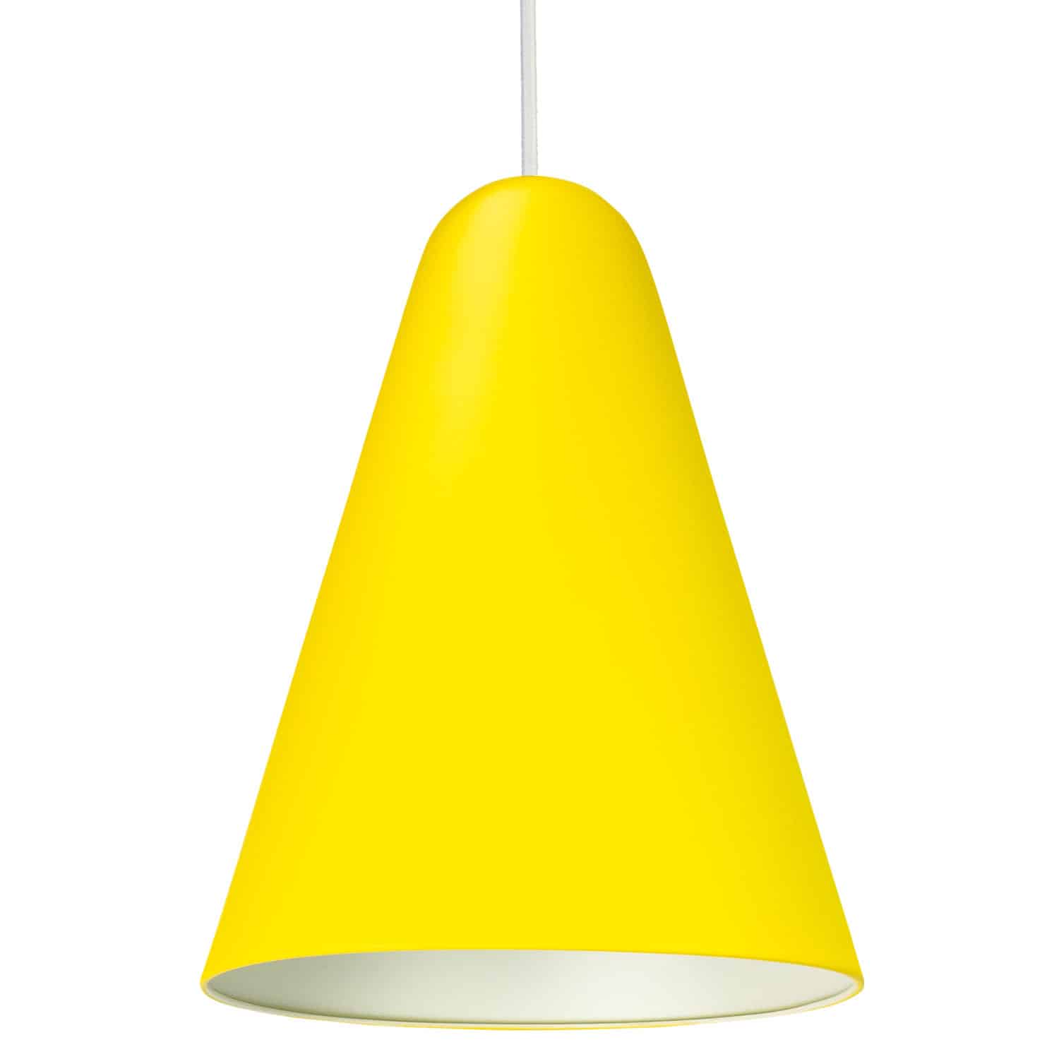 Pendel m. E27 fatning og ledning (Gul)