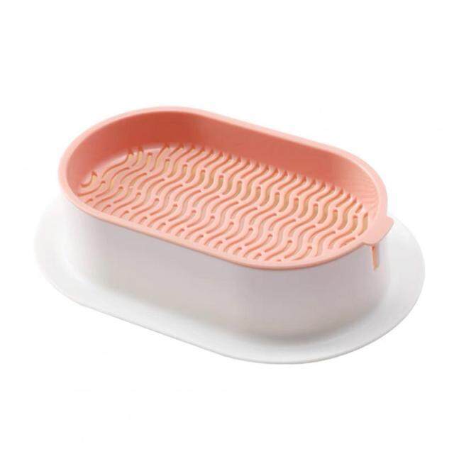 Kattegræs spirebakke for en sunder kat uden jord - Pink