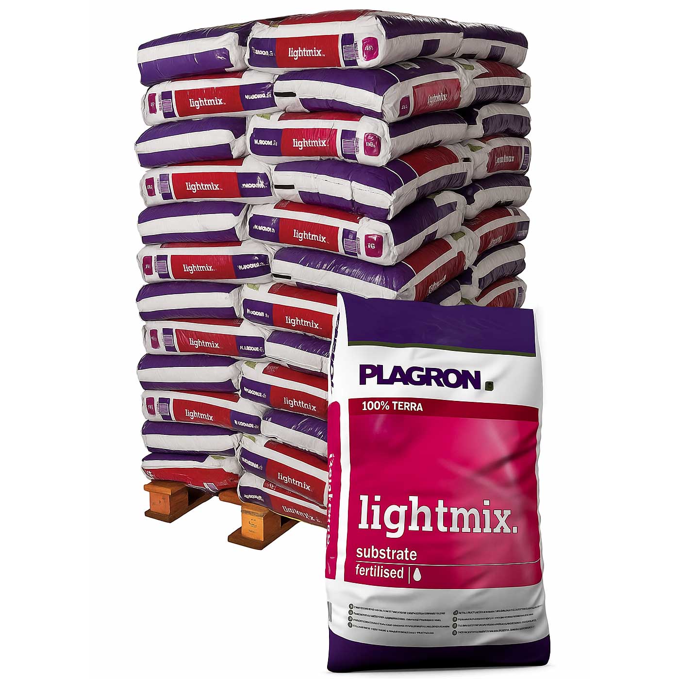 Plagron 50L LightMix 50 stk/palle inkl. levering