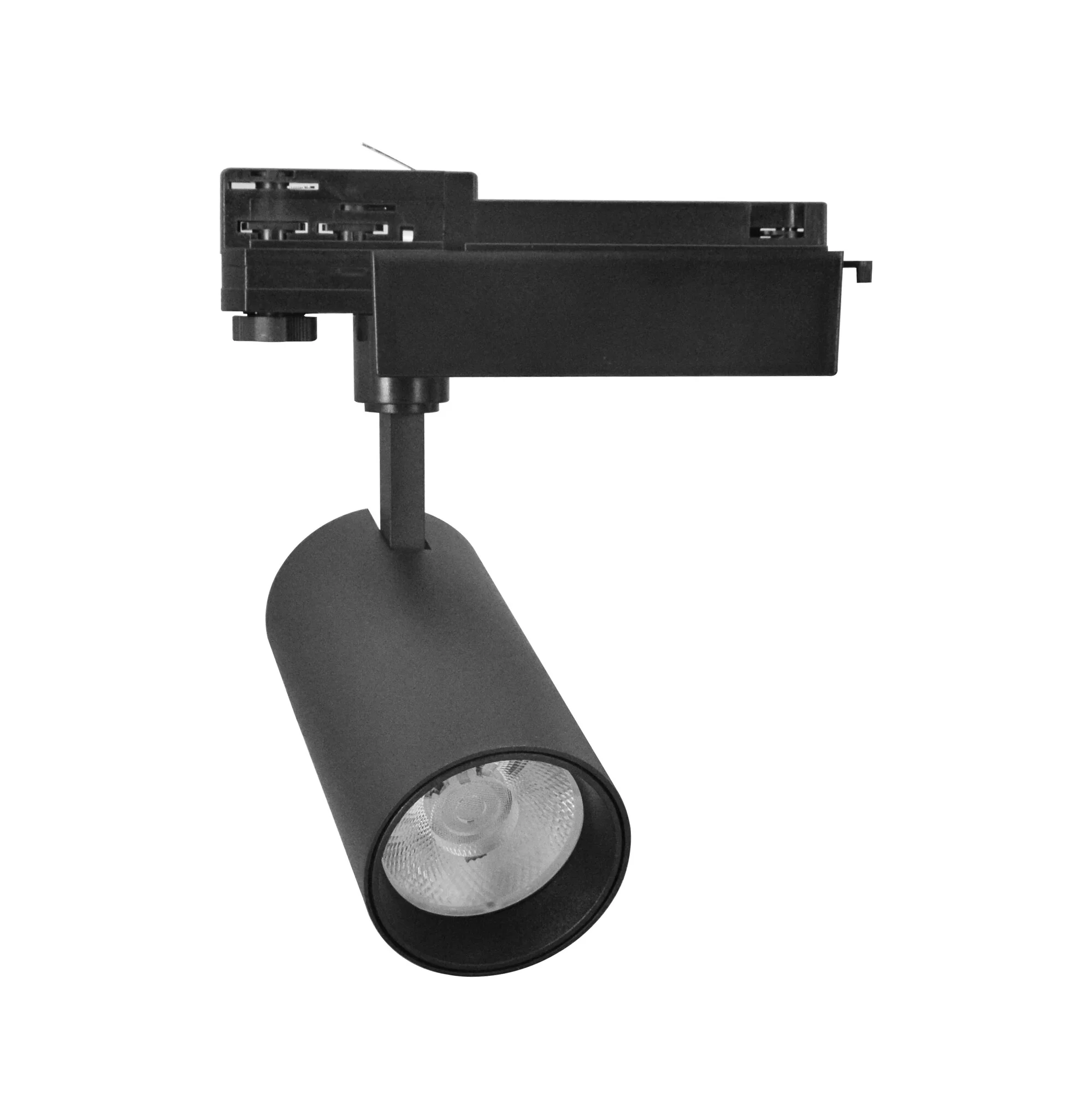 LED 3 faset Skinnespot 40W 3000K Sort