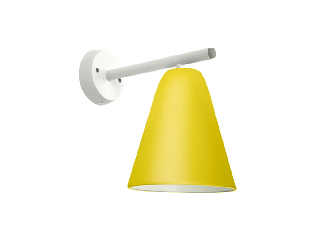 Hvid/gul væglampe m vækstlys LED pære | dagslys