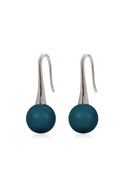 Trumpet øreringe "Crystal Petrol"