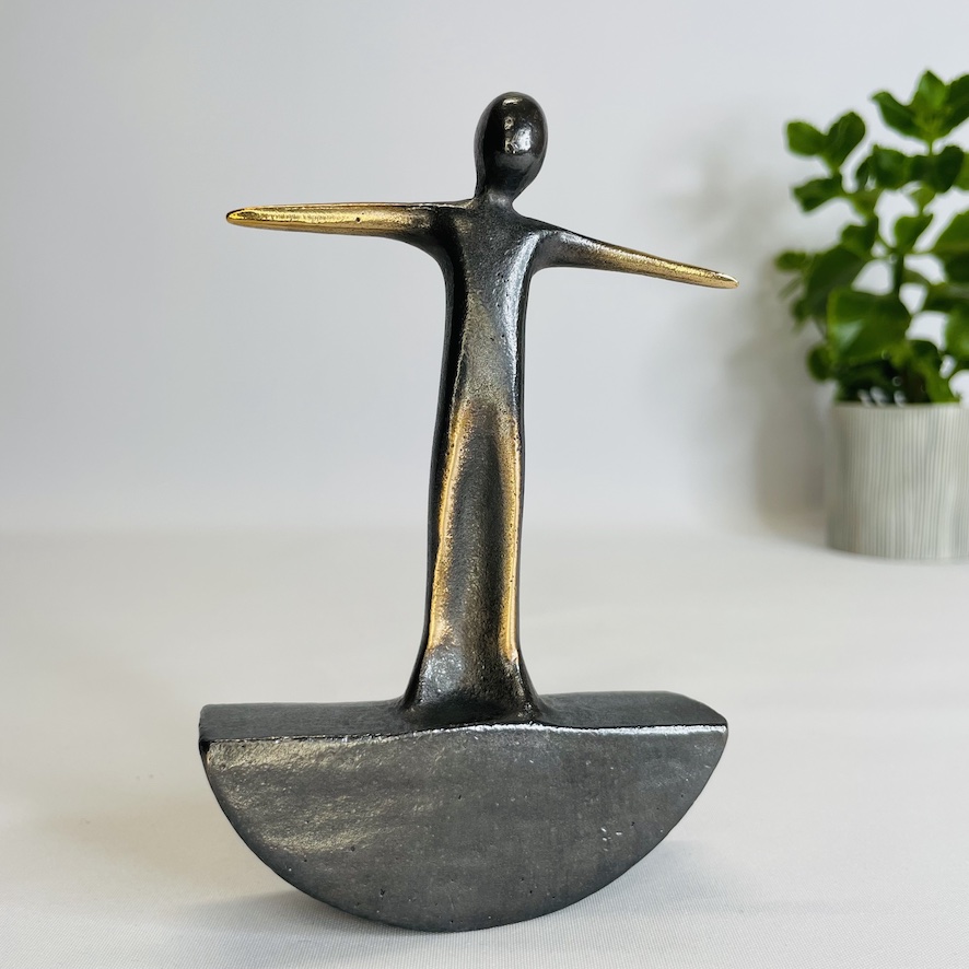Balance, stor - skulptur i ægte bronze