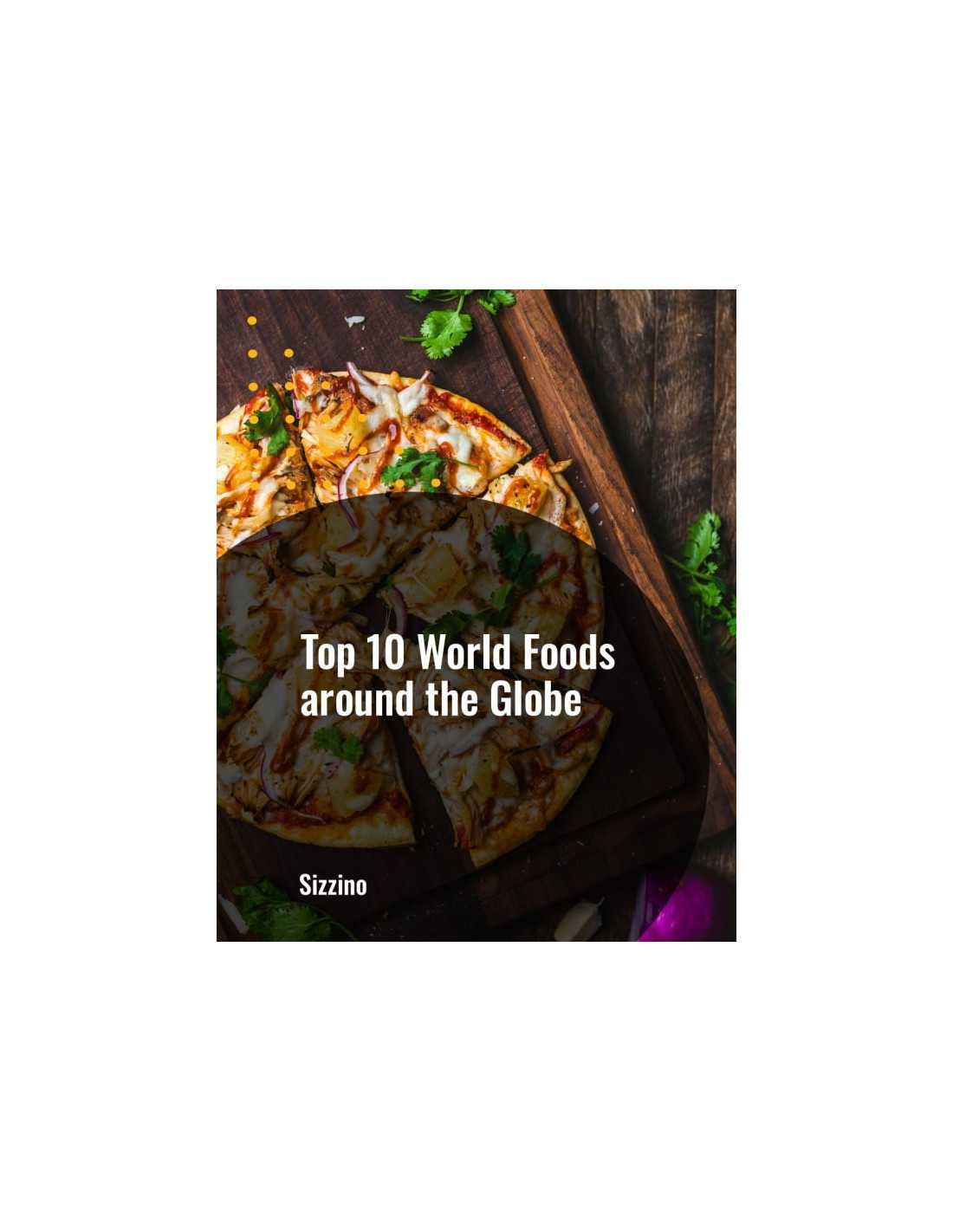 Top 10 World Foods around the Globe