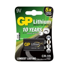 GP LITHIUM BATTERY 9V/CRV9