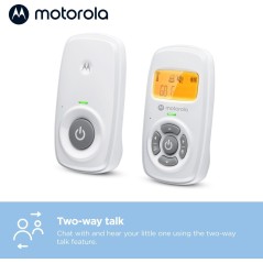 Motorola AM24 DECT Baby Monitor Babyalarm Hvid