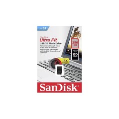 SanDisk Ultra Fit 256GB USB 3.1 USB stick Sort