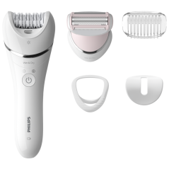 Philips Series 8000 BRE710 Epilator Hvid
