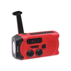 Denver SCR-2010 FM nødradio med håndsving og solcelleopladning