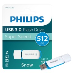 Philips FM51FD75B Snow Edition 3.0 512GB USB 3.0 USB stick Hvid