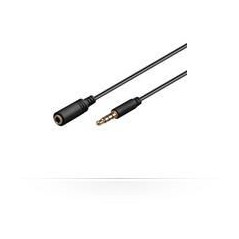 MicroConnect Headphone & Audio Cable, 5m