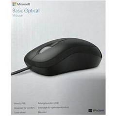 Microsoft Basic Optical Mouse Optisk Kabling Sort